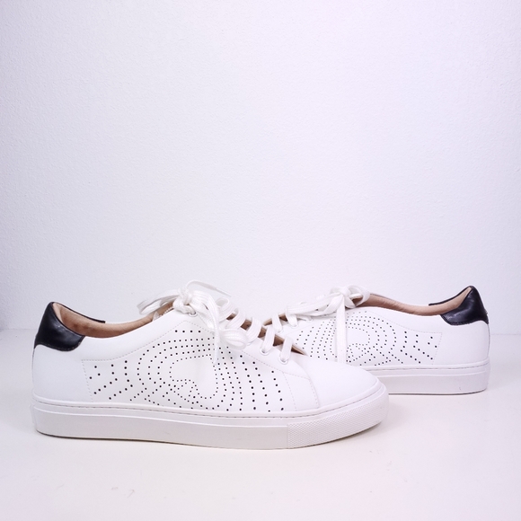 NWT Kate Spade Ashlyn White Leather Lace Up Sneakers - Picture 4 of 8